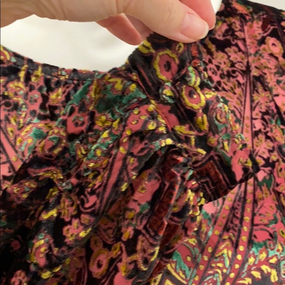 Last one!!!NWT Free People Velvet Minidress M cco$ - Picture 8 of 14